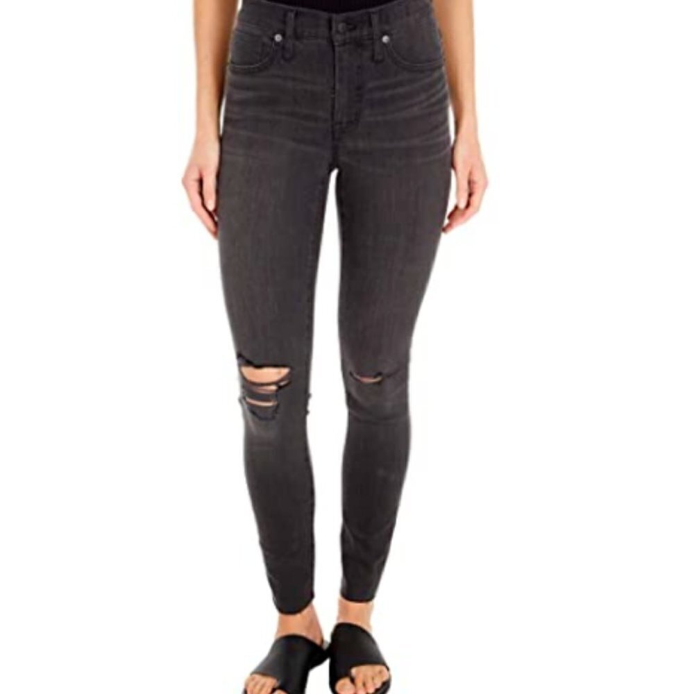 Madwell 9" Mid-Rise Skinny Jeans in Black Sea - Picture 2 of 2
